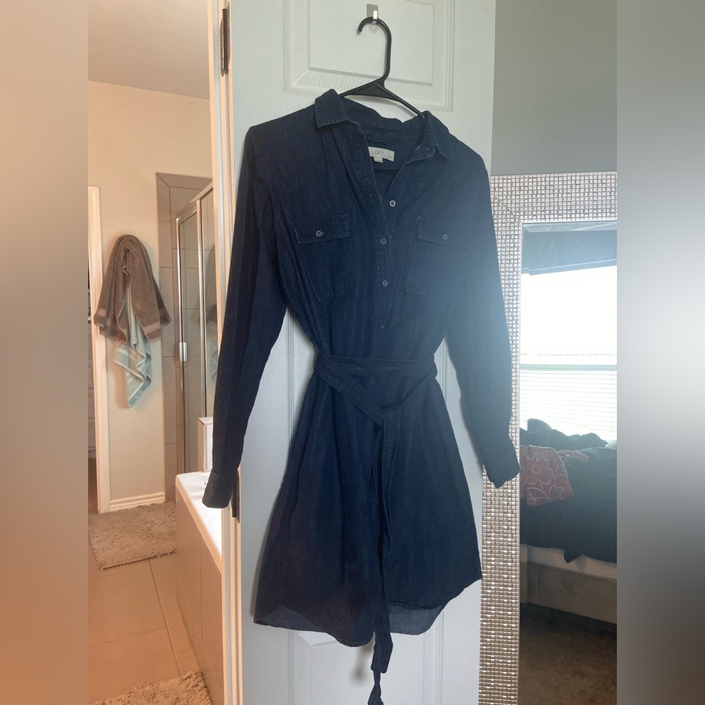 Loft chambray dress